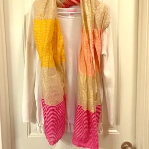 Anthropologie colorful scarf